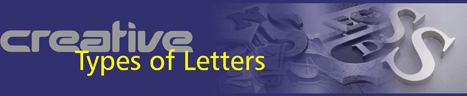 Types of Letters title